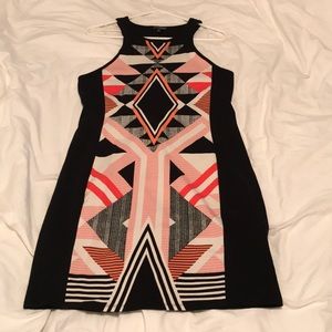 Fitted Pink/Peachie Dress by Express